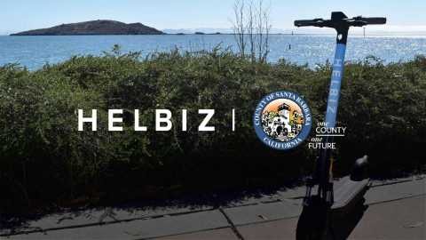 Micro-Mobility Leader, Helbiz, Arrives in California (Photo: Business Wire)