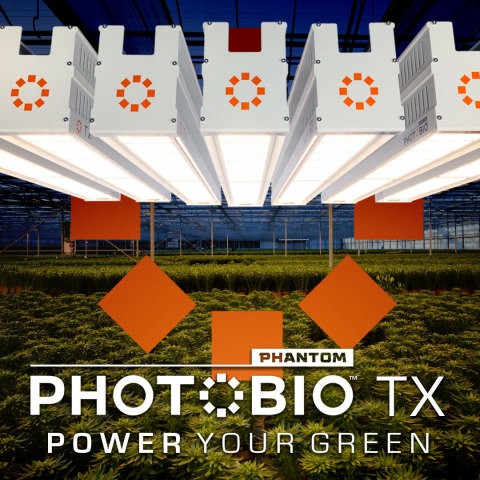 Hydrofarm’s Phantom PHOTOBIO™•TX and PHOTOBIO™•T Greenhouse and Indoor Grow Lights Power Green for Sustainable Farming (Photo: Business Wire)