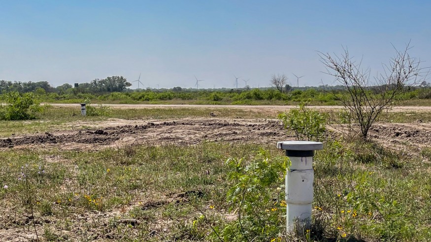 Cased monitor wells in the proposed Production Area 1 at UEC’s Burke Hollow In-Situ Recovery (ISR) Project in South Texas. 
To learn more about the environmental, social and low-cost advantages of uranium ISR, visit: https://www.uraniumenergy.com/projects/isr/ (CNW Group/Uranium Energy Corp)