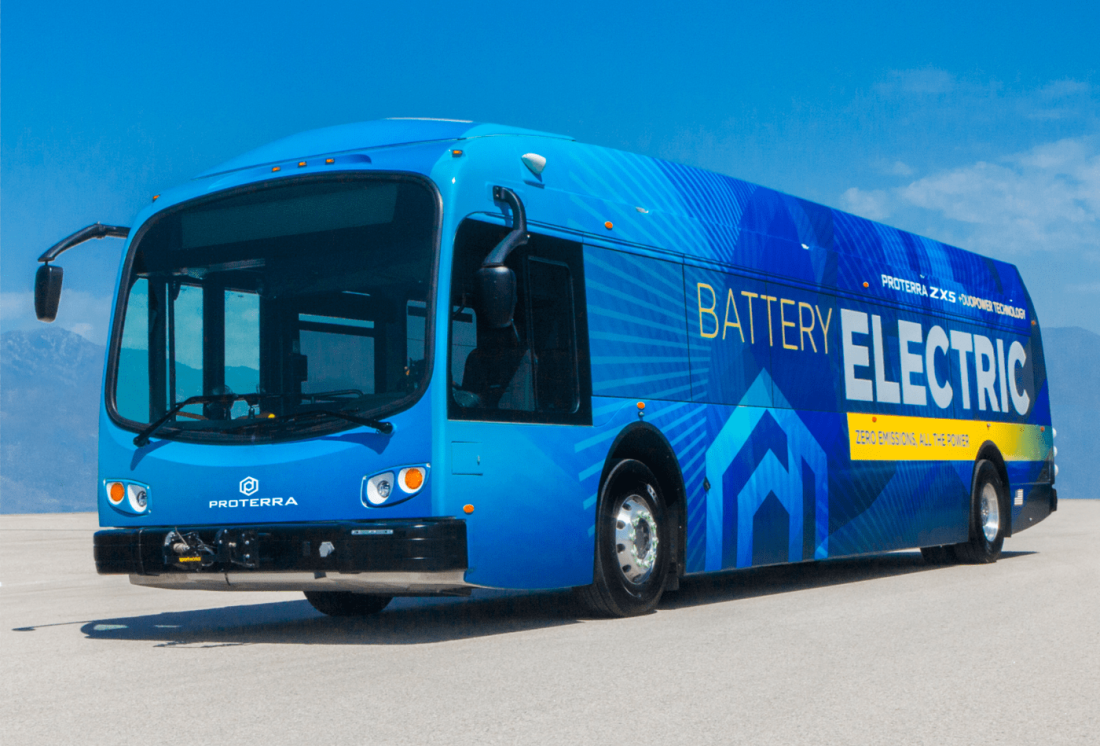 Proterra introduces ZX5 electric bus with 738 kilowatt hours of energy