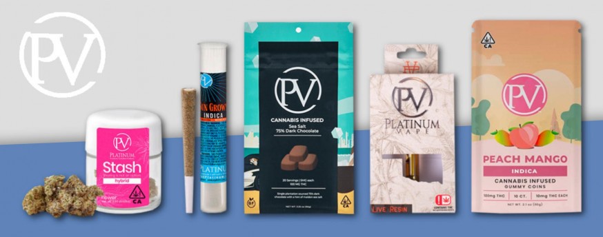 A selection of Platinum Vape’s popular products including Vapes, Darts, Gummies, Chocolates as well as premium cannabis flower.