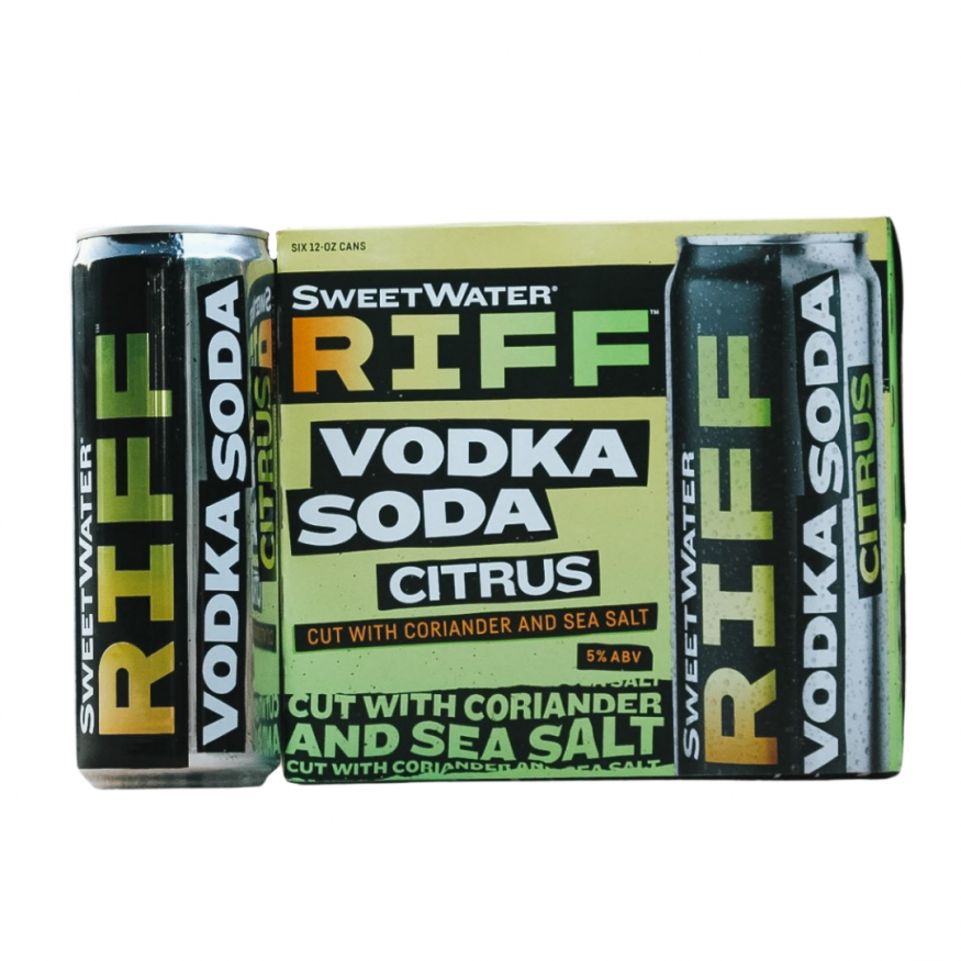 SweetWater RIFF Vodka Soda - Citrus