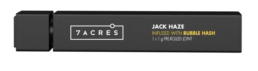 7ACRES Jack Haze Bubble Hash Infused pre-rolled joint (CNW Group/Canopy Growth Corporation)