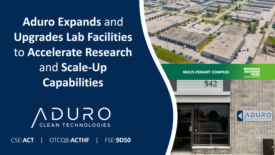 Aduro Expands and Upgrades Lab Facilities to Accelerate Research and Scale-Up Capabilities