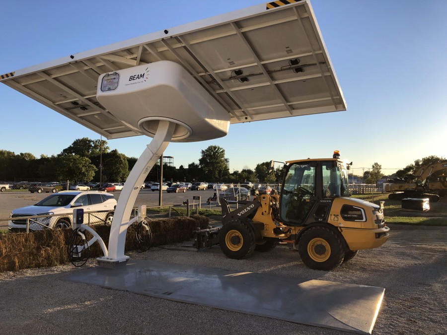 Beam Global and Volvo CE Partner to Electrify Construction Equipment