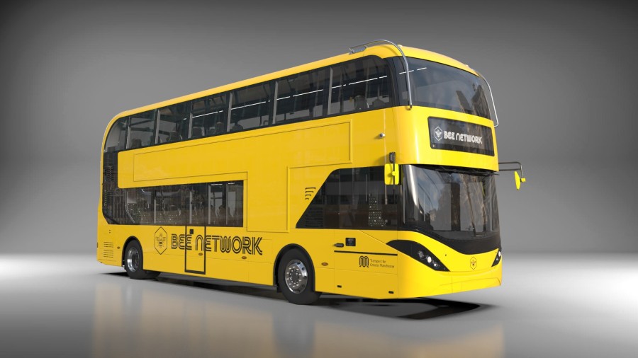 NFI subsidiary Alexander Dennis electric bus for TfGM's Bee Network 