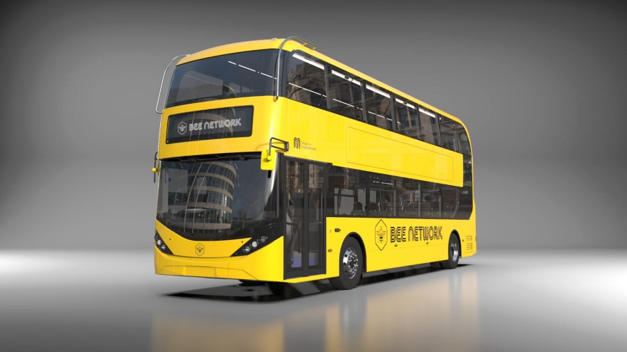 NFI - Alexander Dennis electric bus for TfGM's Bee Network