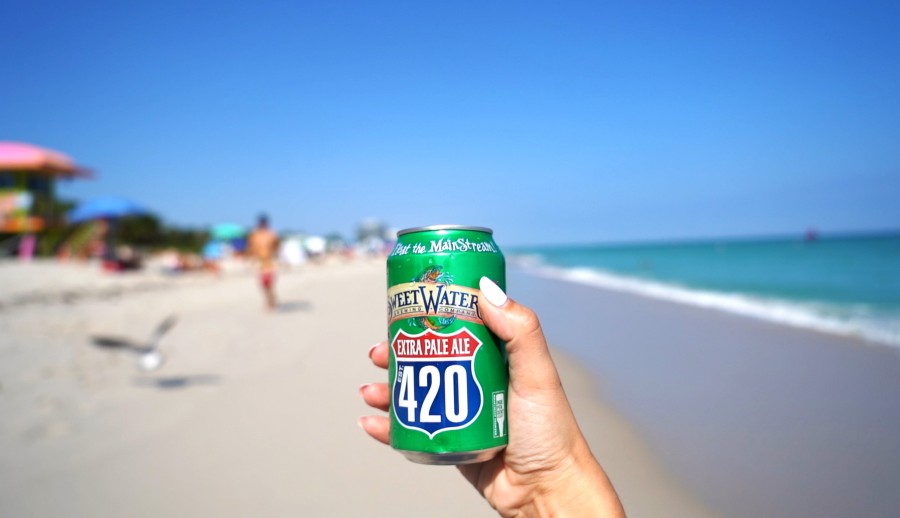 Beachside Brews: Enjoy SweetWater's 420 Extra Pale Ale during your stay at Atlantis, Bahamas