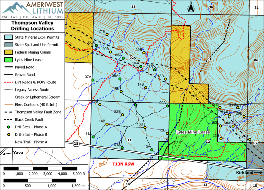 Figure 1 Mineral Rights, Thompson Valley Property, AZ