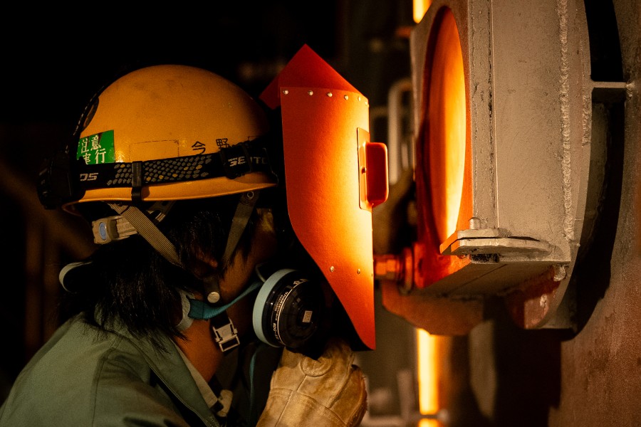 Inspecting the Kiln