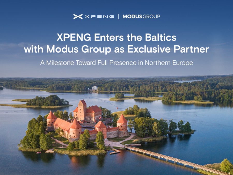 XPENG Appoints Modus Group as Exclusive Partner in the Baltics