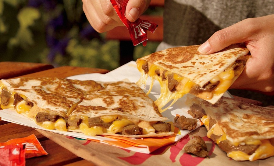 Beyond Carne Asada Steak will be featured in a quesadilla and priced the same as a traditional steak quesadilla, but thanks to Taco Bell’s customizable menu, it can also be enjoyed in any menu item.