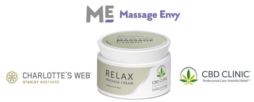 Massage Envy Enhances Massage and Skin Care Portfolio With CBD Offerings From Charlotte’s Web, 