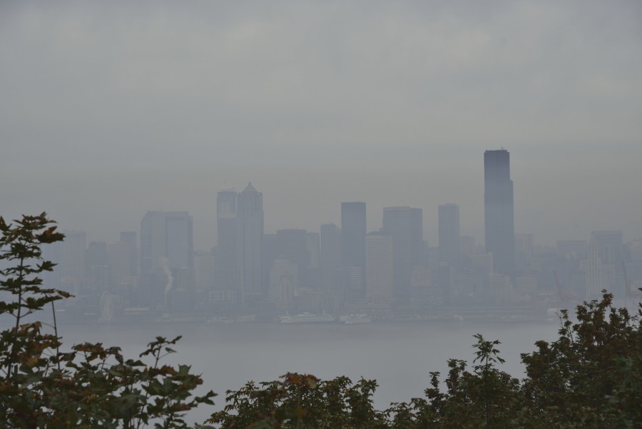 Wildfire smoke impacts city air quality