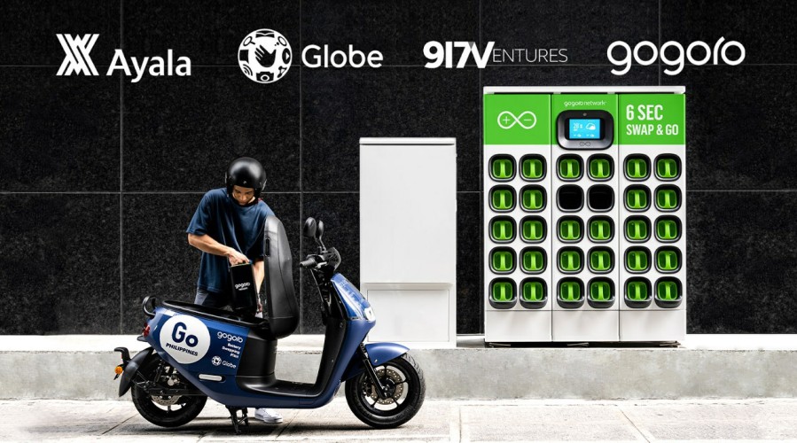 Companies launch Gogoro Smartscooters® and Battery-Swapping pilot in Metro Manila, announce public availability by Q4 2023.