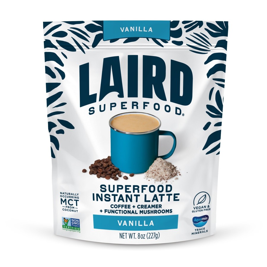 Laird Superfood launched Vanilla Instant Latte with real vanilla bean powder to provide an authentic vanilla taste instead of the artificial vanilla flavor common in other coffee products.