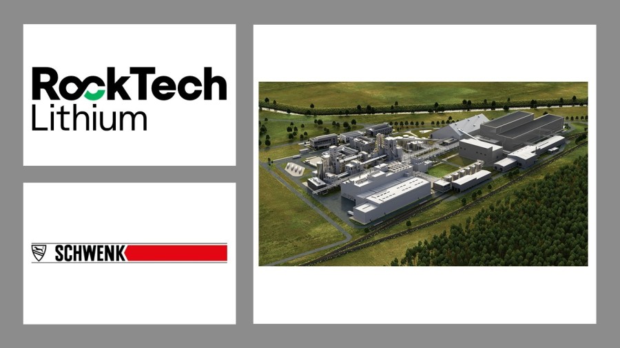 Rock Tech and Schwenk Zement partner on zero-waste strategy. (CNW Group/Rock Tech Lithium Inc.)